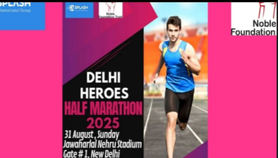 Date: 15 March 2026 Venue: Dwarka Sector-21 area Time: 5:30 AM Organiser: Coach Ravinder Fitness Academy Details: Community fitness event featuring 5 km, 10 km and 21 km races. 98110-61234 bold and border template